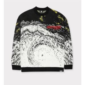 G59 Men's Multicolor Disaster Knit Sweater Size XL